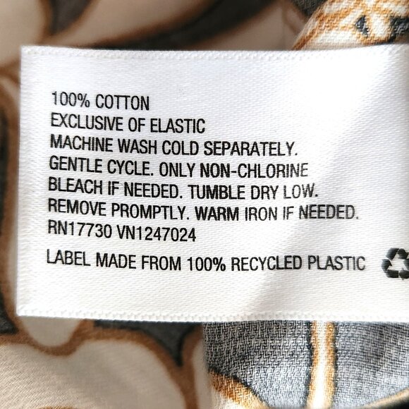 3/4 sleeve, Smocked, Ava & Viv, floral, 1X - Picture 4 of 4